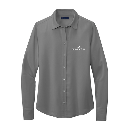 Brooks Brothers® Women’s Full-Button Satin Blouse