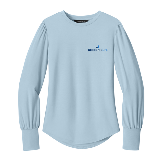 Mercer+Mettle® Women’s Stretch Jersey Long Sleeve Blouson Top