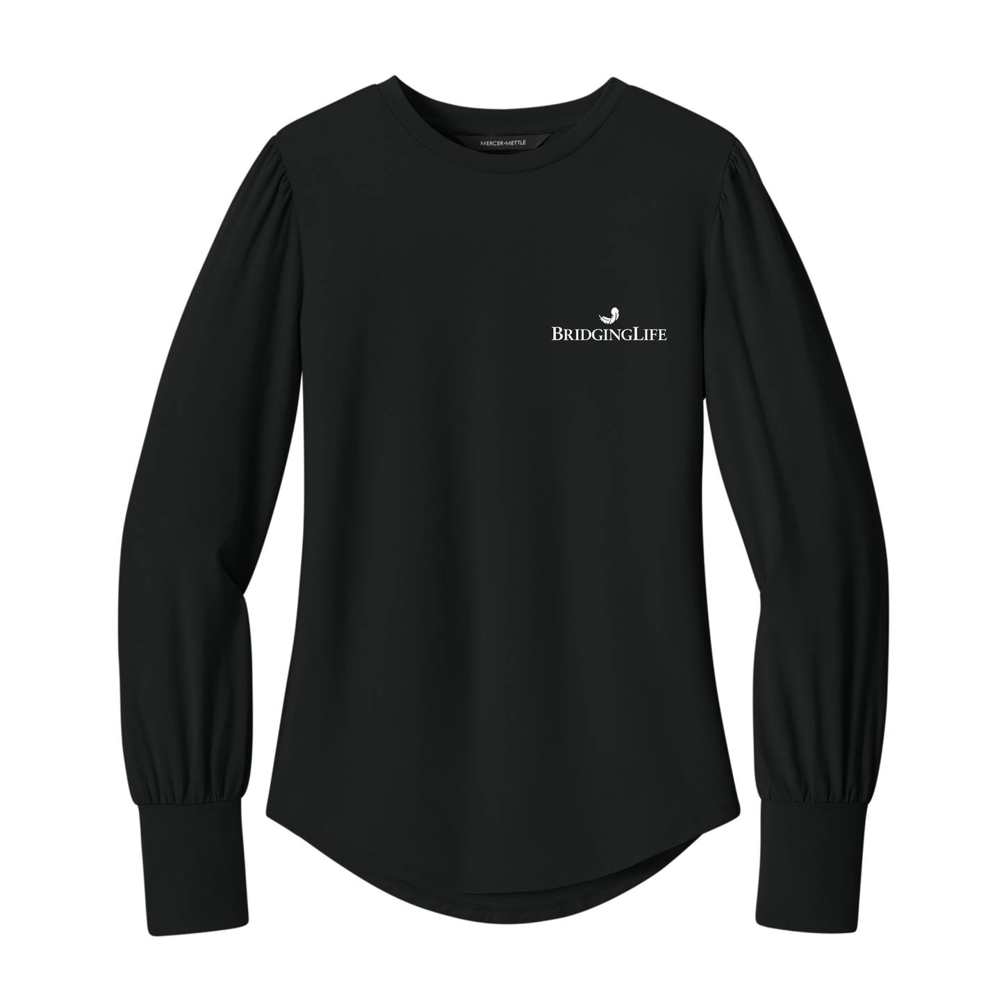 Mercer+Mettle® Women’s Stretch Jersey Long Sleeve Blouson Top