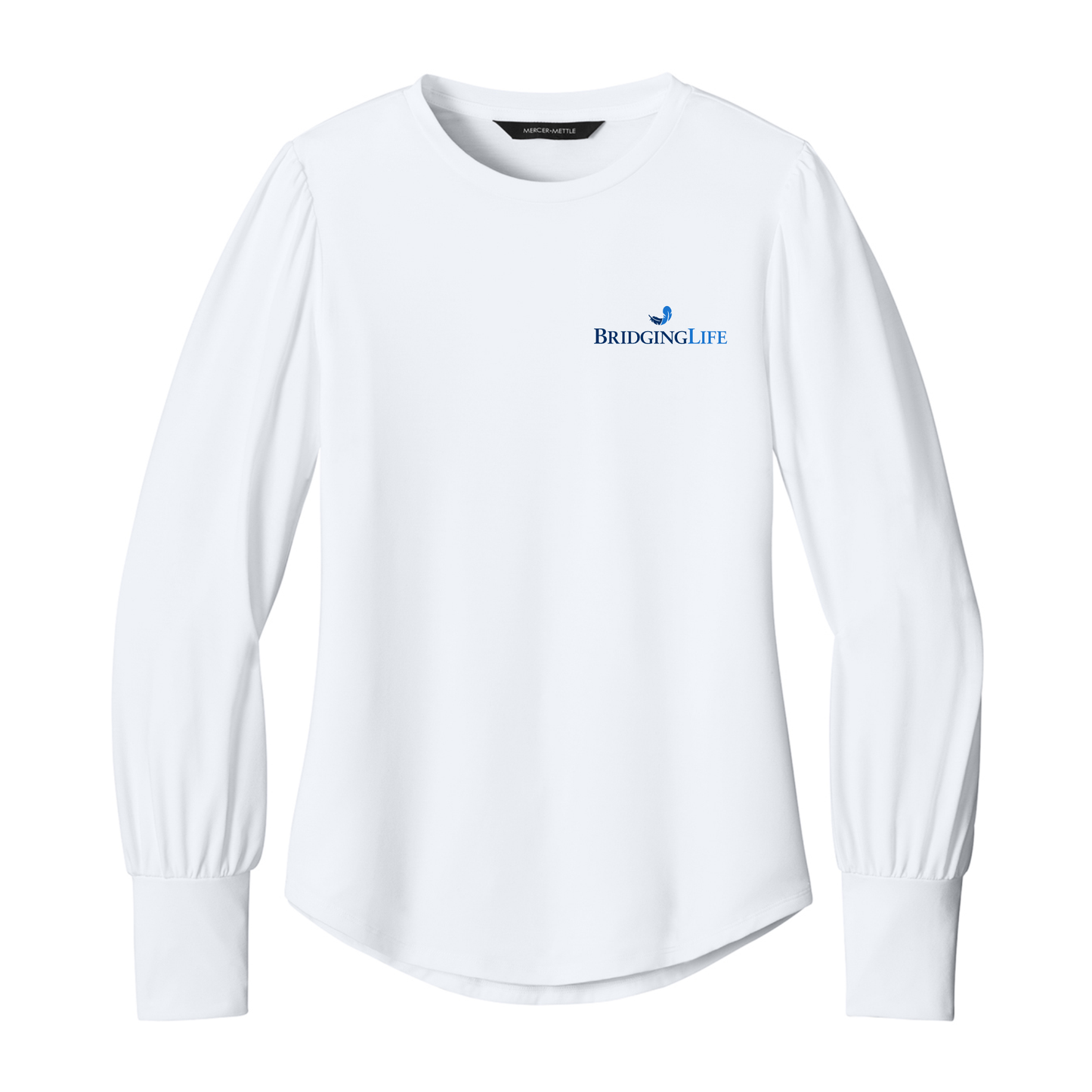 Mercer+Mettle® Women’s Stretch Jersey Long Sleeve Blouson Top