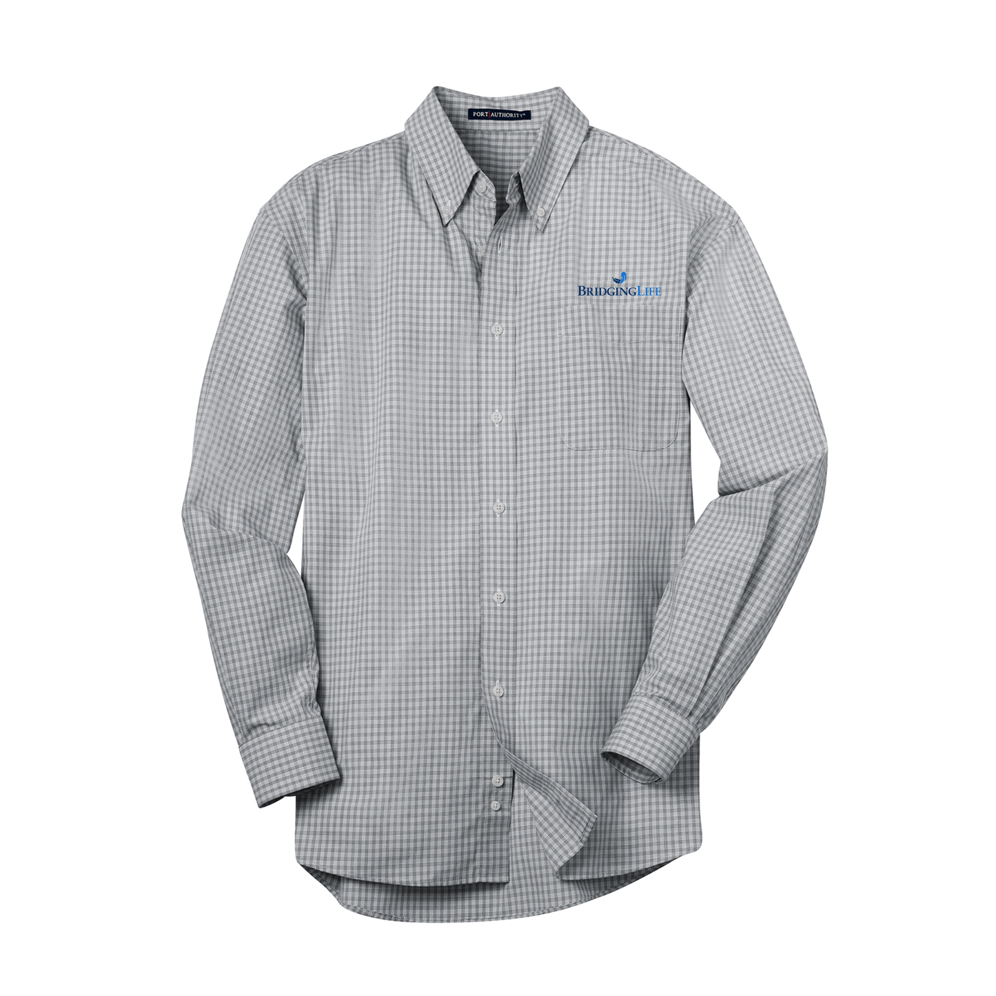 Men's Plaid Pattern Easy Care Shirt