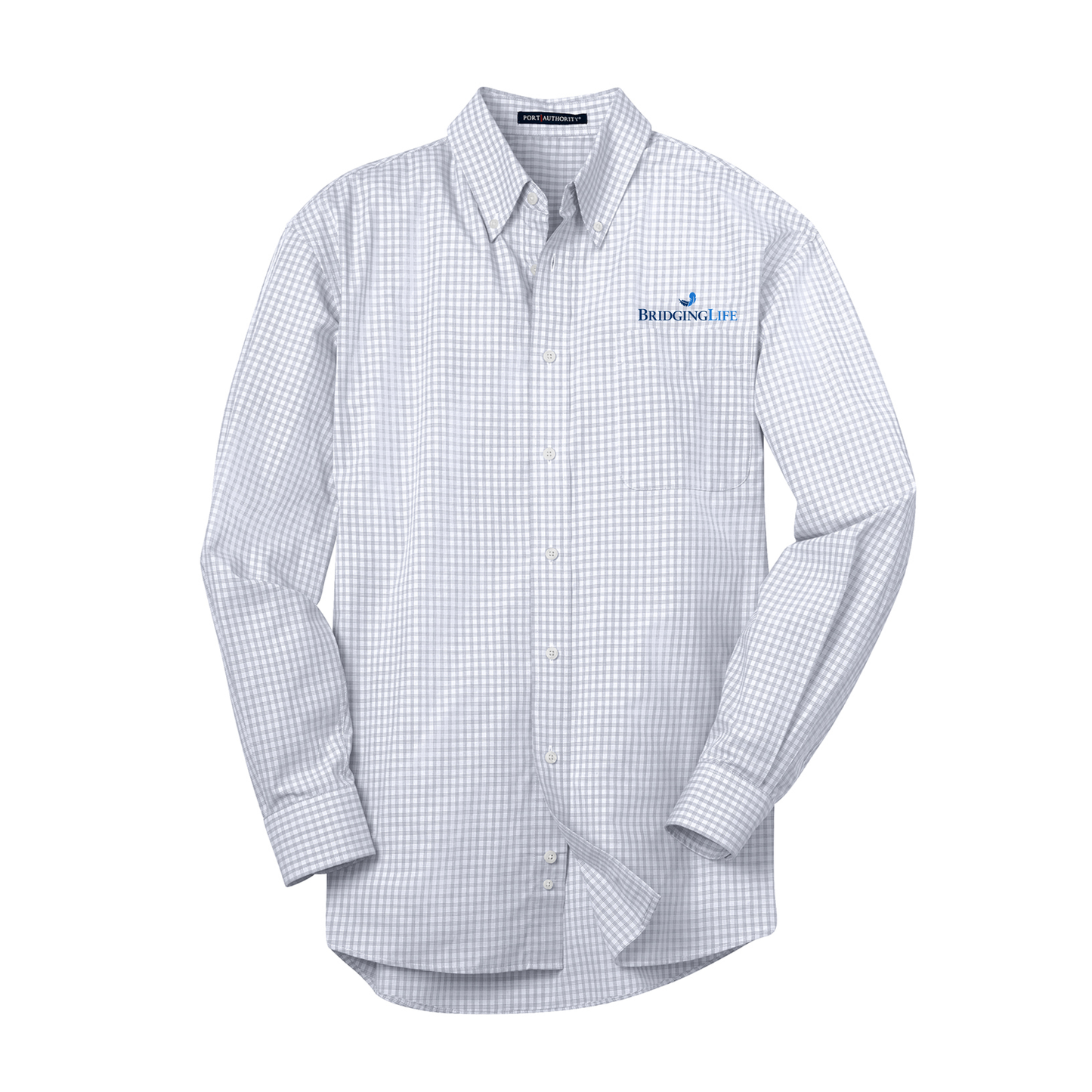 Men's Plaid Pattern Easy Care Shirt